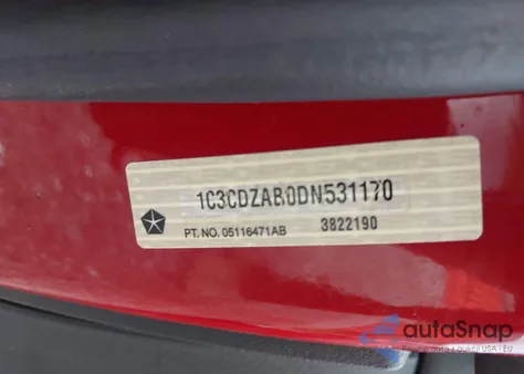 2013 Dodge Avenger Se from USA, damaged, VIN 1C3CDZAB0DN531170